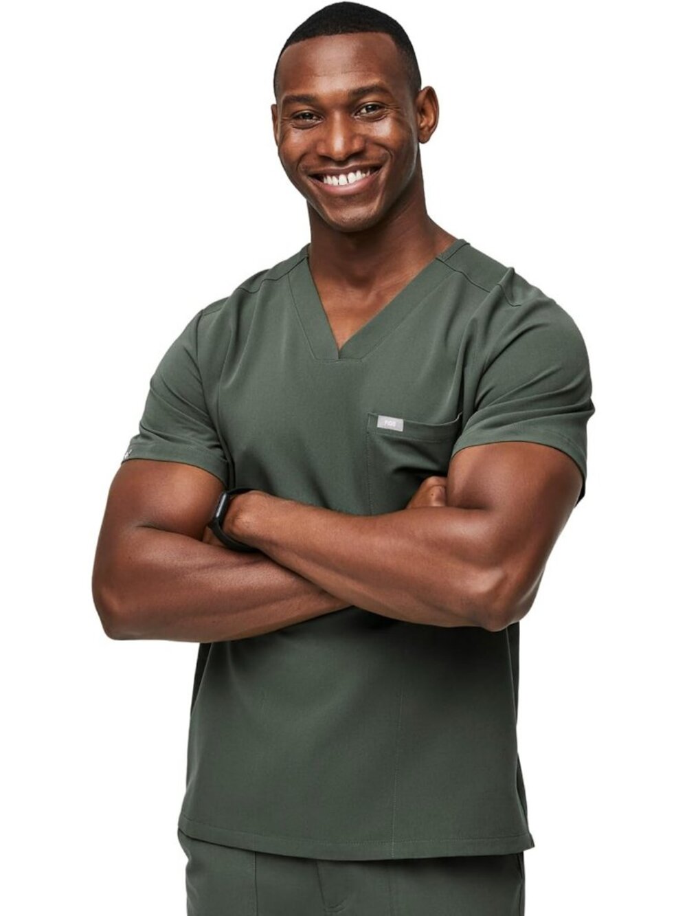 Men's Chisec Scrub Top - Comfortable, Stylish Medical Uniform, Perfect for